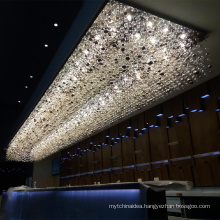 hotel luxury chandelier hanging living room bubble glass modern led ceiling pendant lights chandelier light